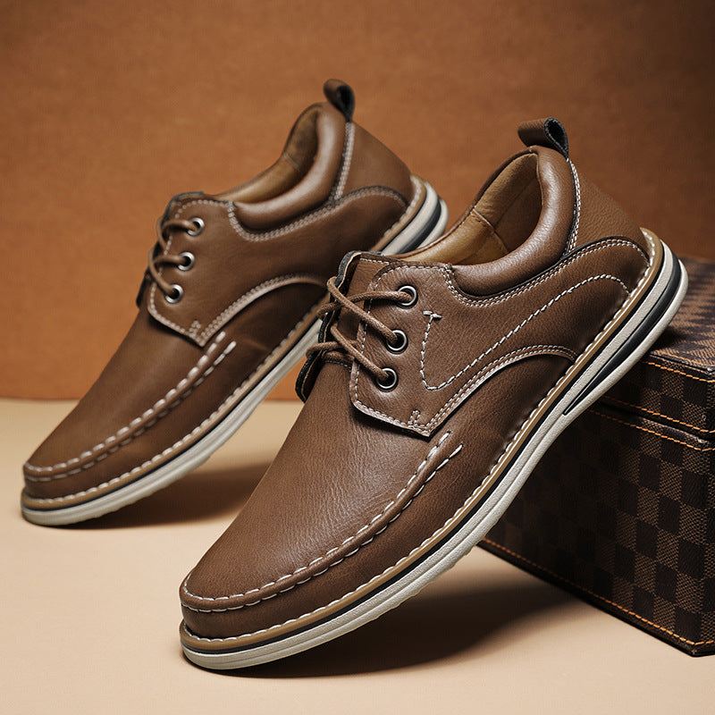Casual Leather Shoes Worker Men's Shoes