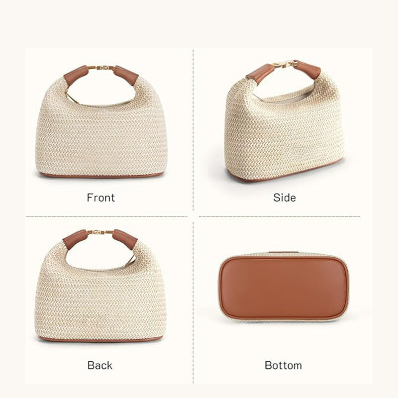 Simple Casual All-match Straw Shoulder Bag Crossbody Women's Bag
