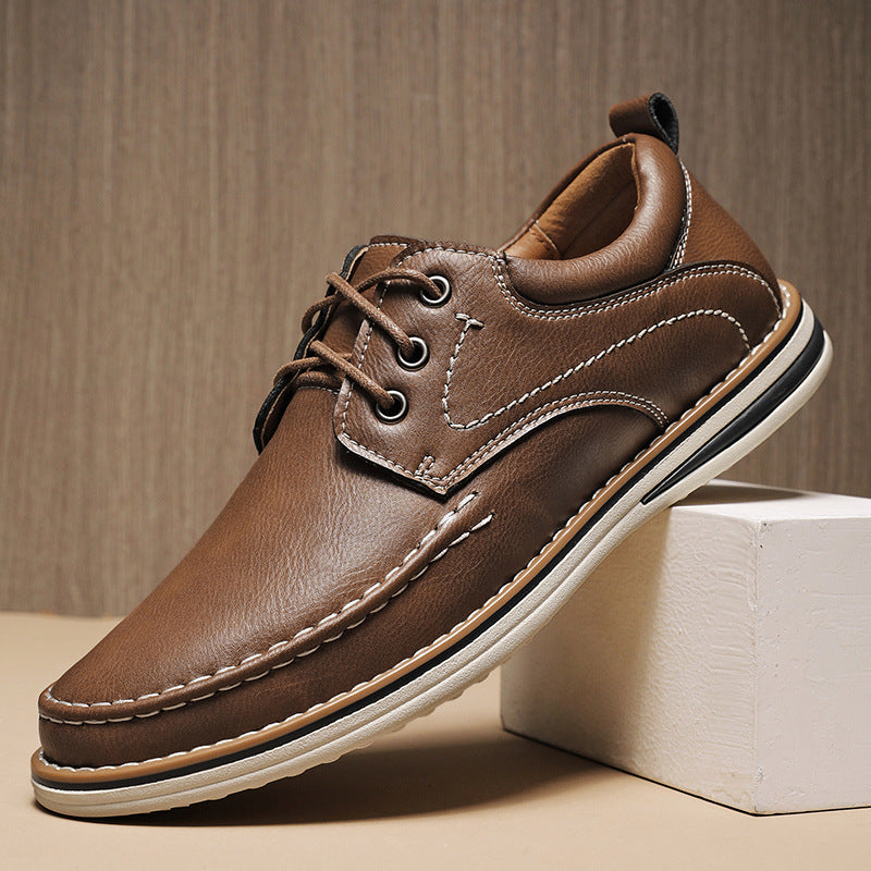 Casual Leather Shoes Worker Men's Shoes
