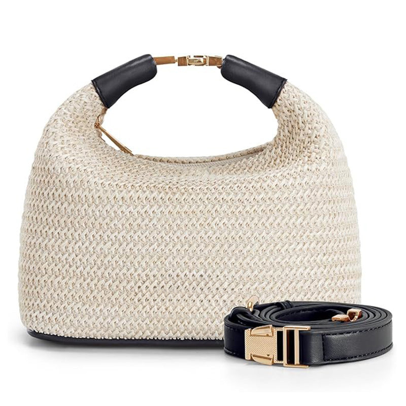 Simple Casual All-match Straw Shoulder Bag Crossbody Women's Bag