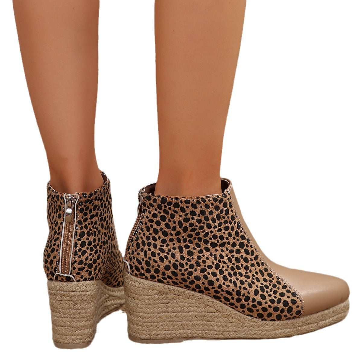 Botas Martin de cuña con bloques de color para mujer