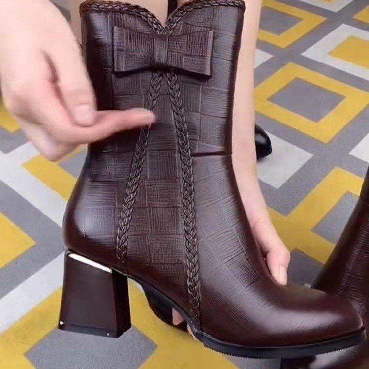 Botas Martin con lazo para mujer con personalidad de moda