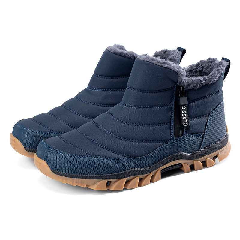 Zapatos de senderismo antideslizantes con material que retiene el calor en invierno y primavera
