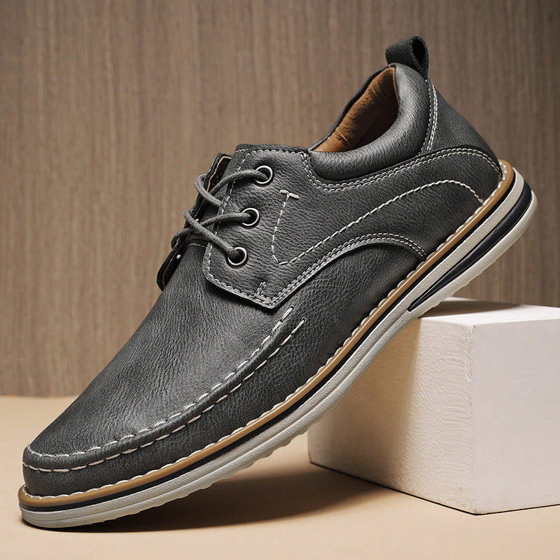 Casual Leather Shoes Worker Men's Shoes