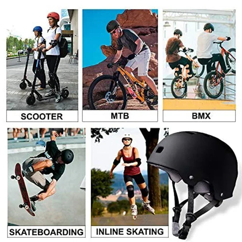 Casque skateboard réglable pour adultes, casque vélo pour enfant, ventilation robuste, scooter Liban tisport,