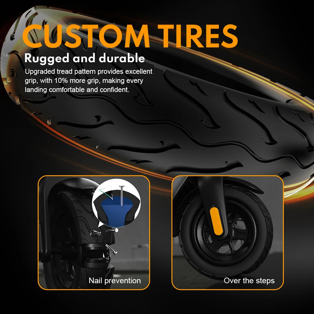 HX X9 Adult Electric Scooter 15.6AH 550W 48V 40KM/H Foldable Electric Kick Scooter 10 Inch E Scooter Electric Skateboard