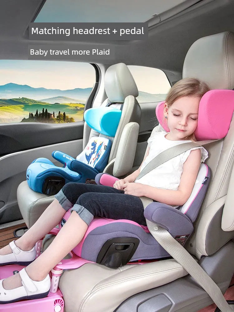 Besbet-asiento de coche para niños de 3 a 12 años, plantilla elevadora, cojines para asiento de bebé sencillos y portátiles, Isofix