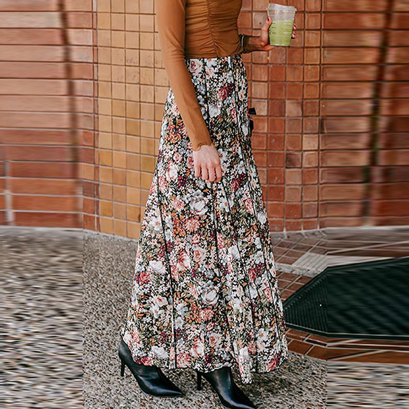 Vestido tubo con estampado floral multicolor para mujer
