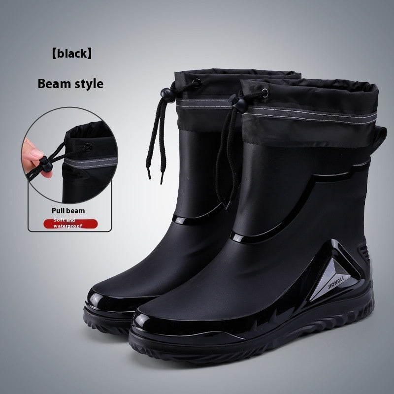 Zapatos impermeables cerrados Botas de goma para exteriores