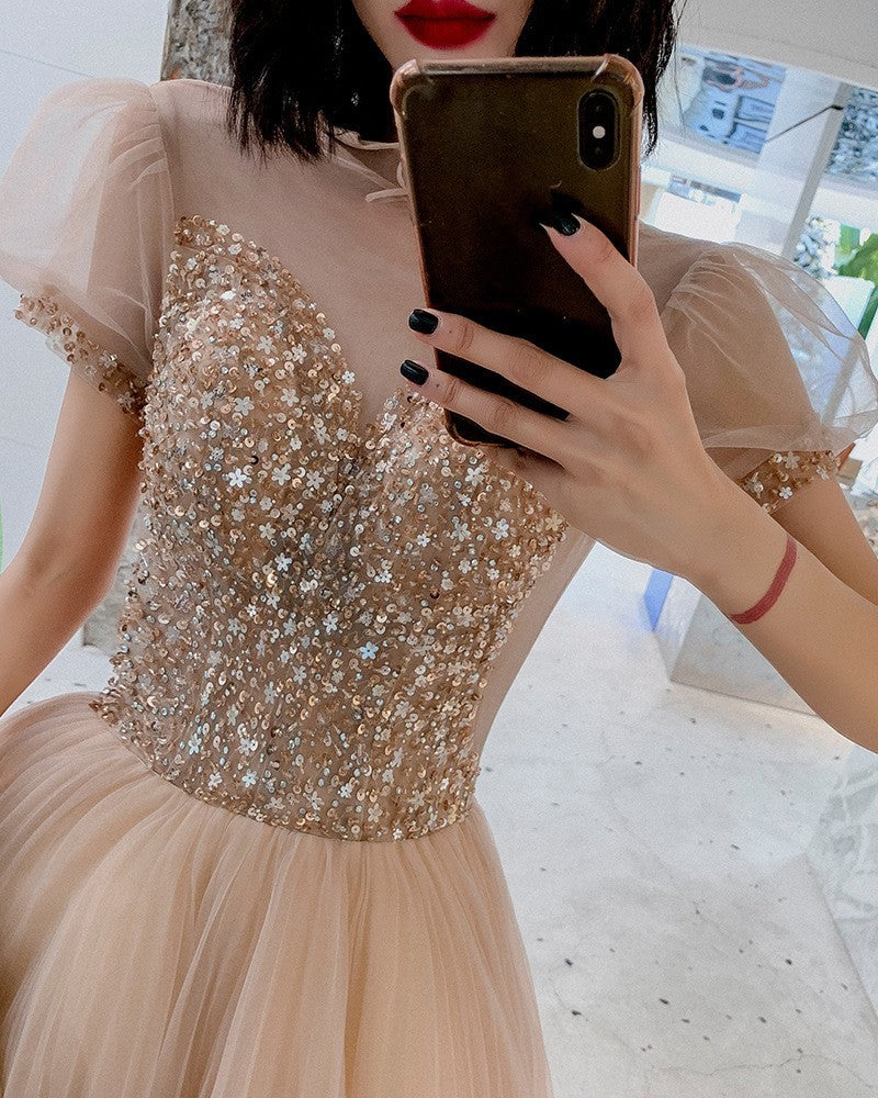 Vestido de novia para banquete, reunión anual y presentación