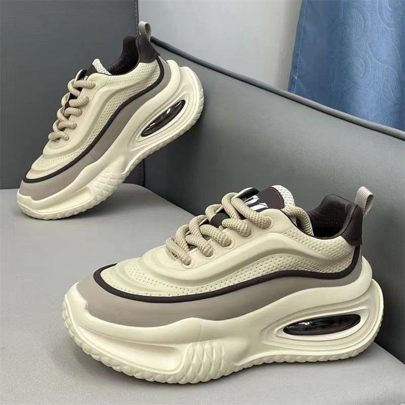 Zapatos Dad con plataforma de cuero para hombre