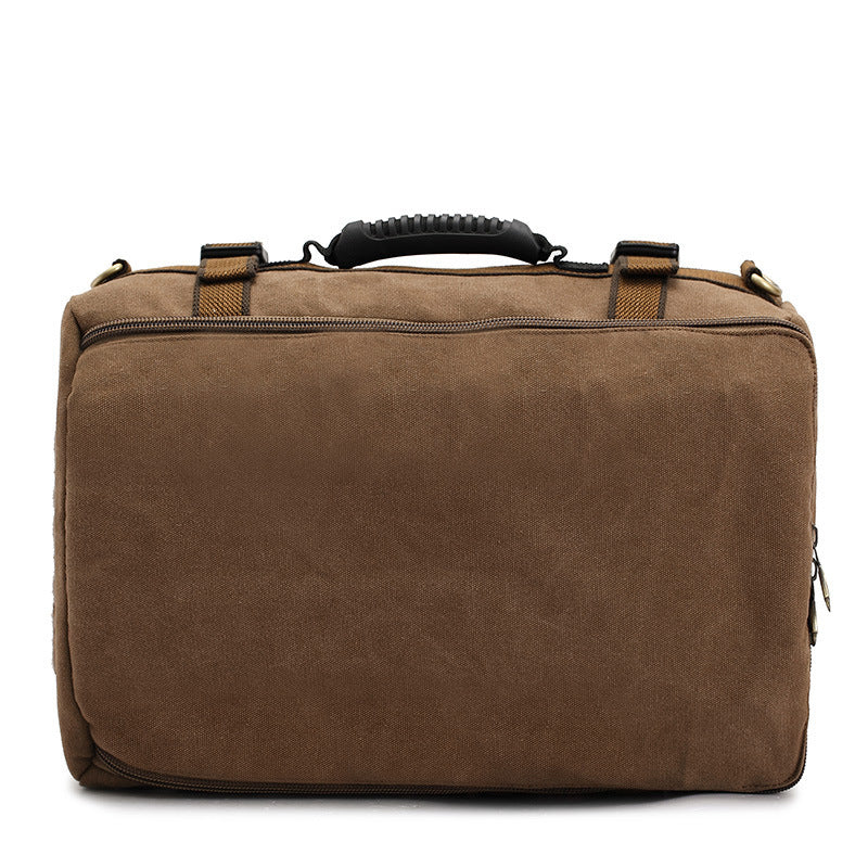 Mochila de lona para hombre, mochila de viaje enorme para hombro escolar, mochila para ordenador, bolsas versátiles funcionales, bolsa multifuncional para ordenador portátil