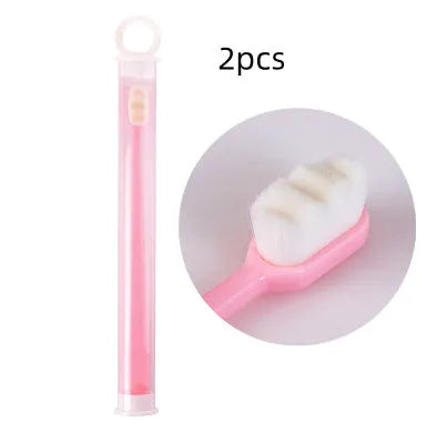 Ultra-fine Toothbrush Super Soft Bristle Deep Cleaning Brush Portable For Oral Care Tools Teeth Care Oral Cleaning Travel
