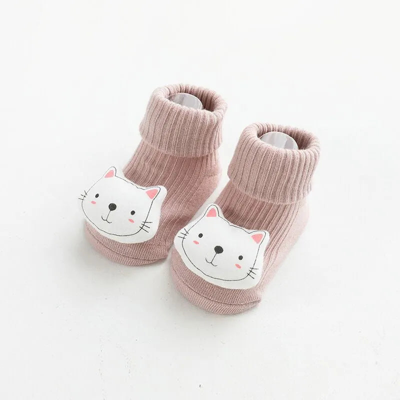 Calcetines para bebé, dispensador de pegamento, antideslizantes, sueltos, calcetines para bebé, calcetines de suelo para niños