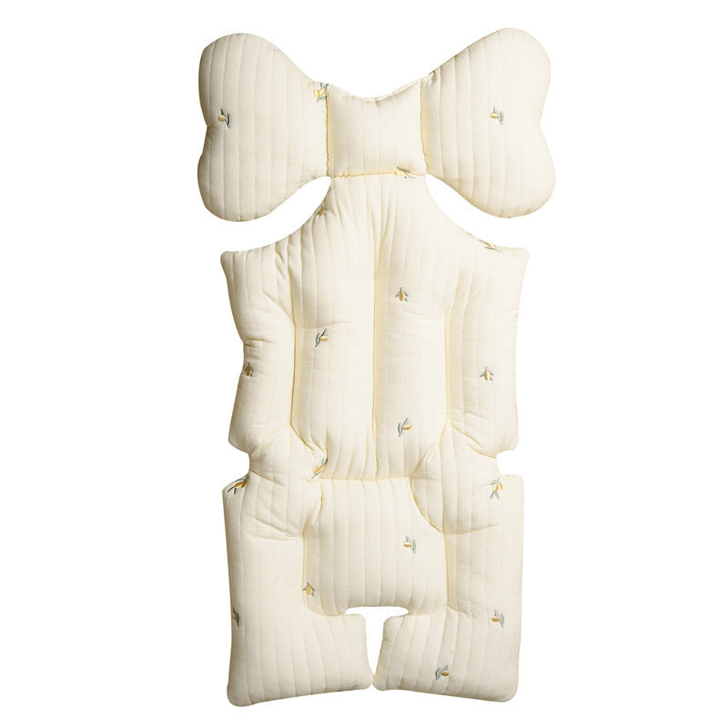 Cojín para asiento de cochecito de bebé, antijorobado
