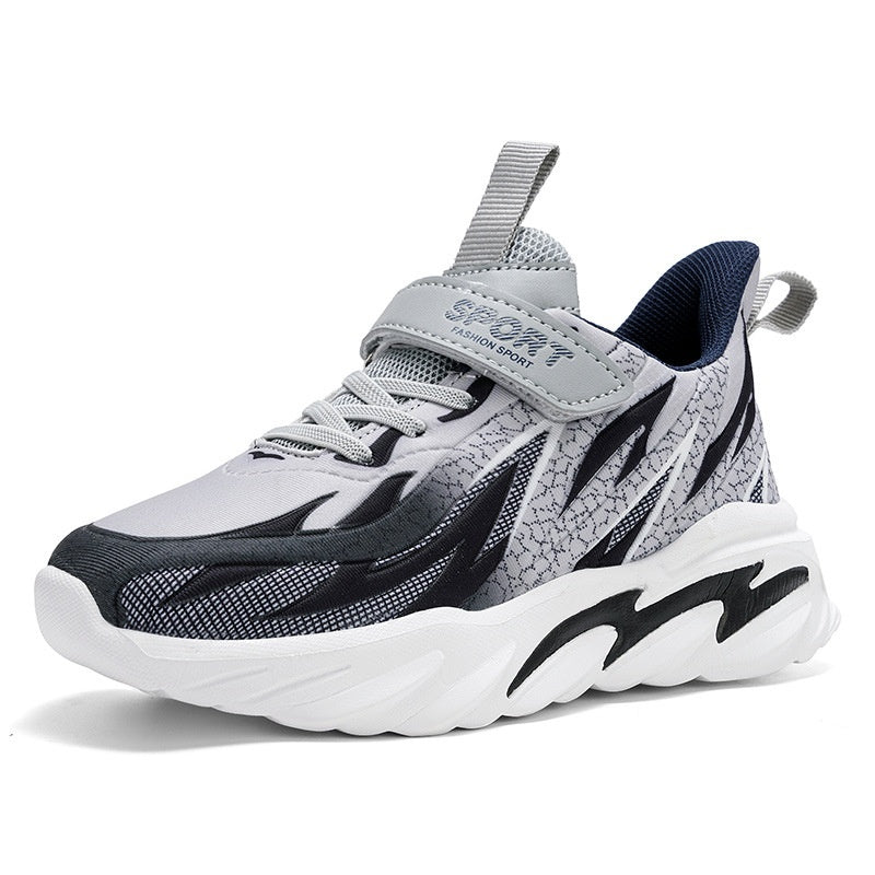 Zapatillas para niños, ligeras, a la moda, combinables, de 7 a 12 años, primavera y otoño, transpirables