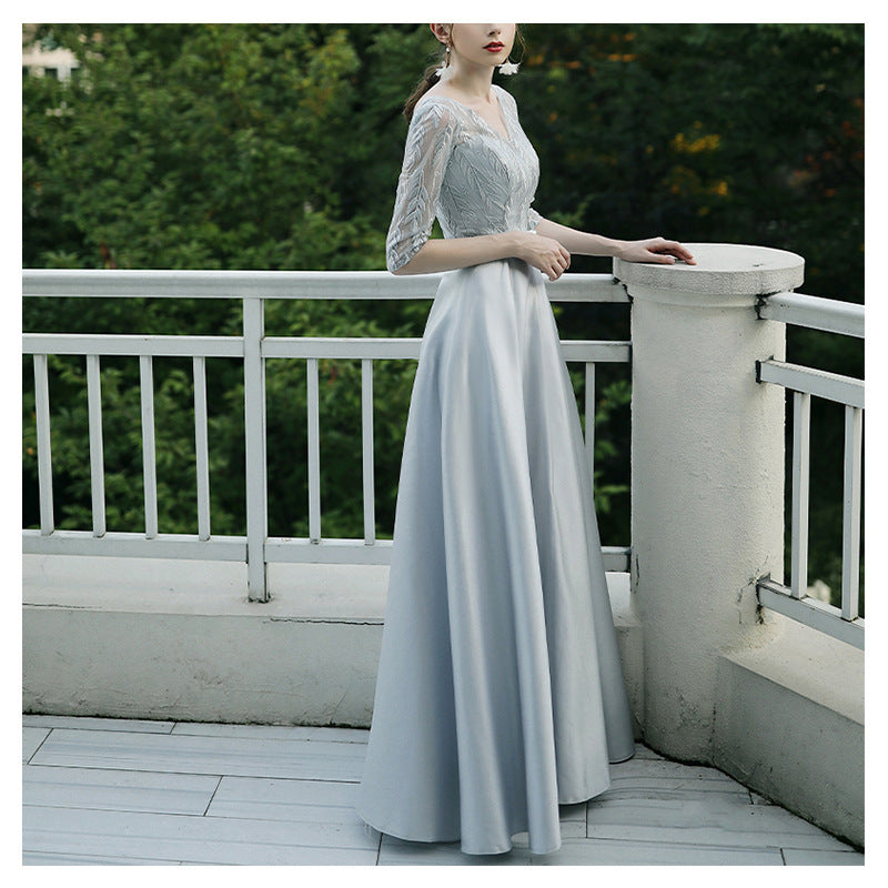 Vestido de noche elegante para banquete de mujer