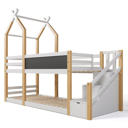 Cama infantil de madera maciza