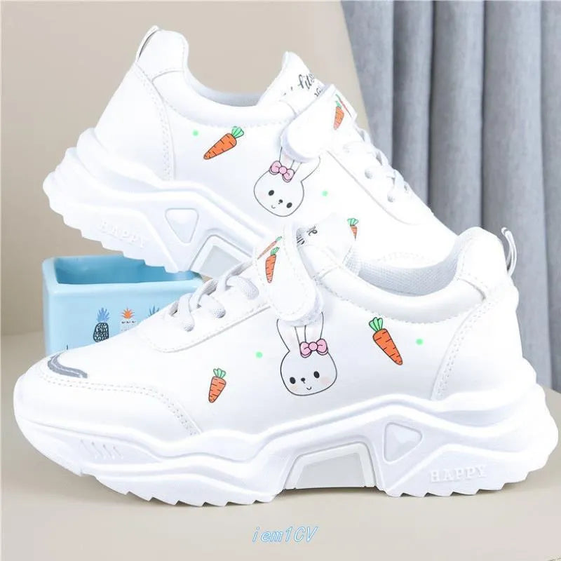 Zapatos para correr informales de Pu para estudiantes de escuela primaria de primavera y otoño