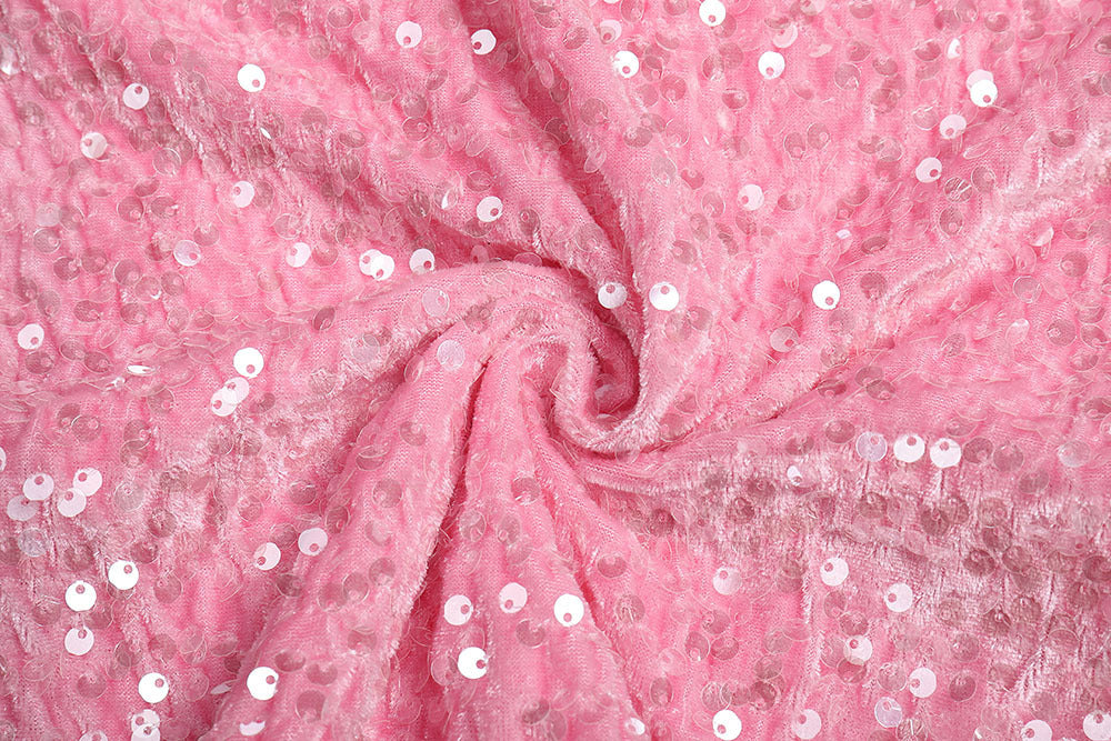 Vestido largo ajustado con hombros descubiertos y lentejuelas para mujer, con lazo y espalda descubierta