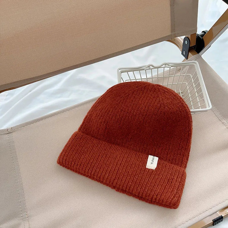 All-matching Children's Knitted Woolen Cap Autumn And Winter Warm