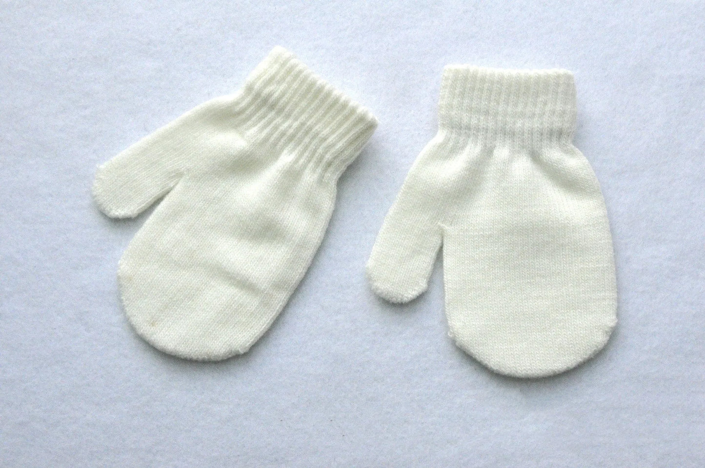 Guantes cálidos de invierno para niños, bolsa tejida, guantes para bebé