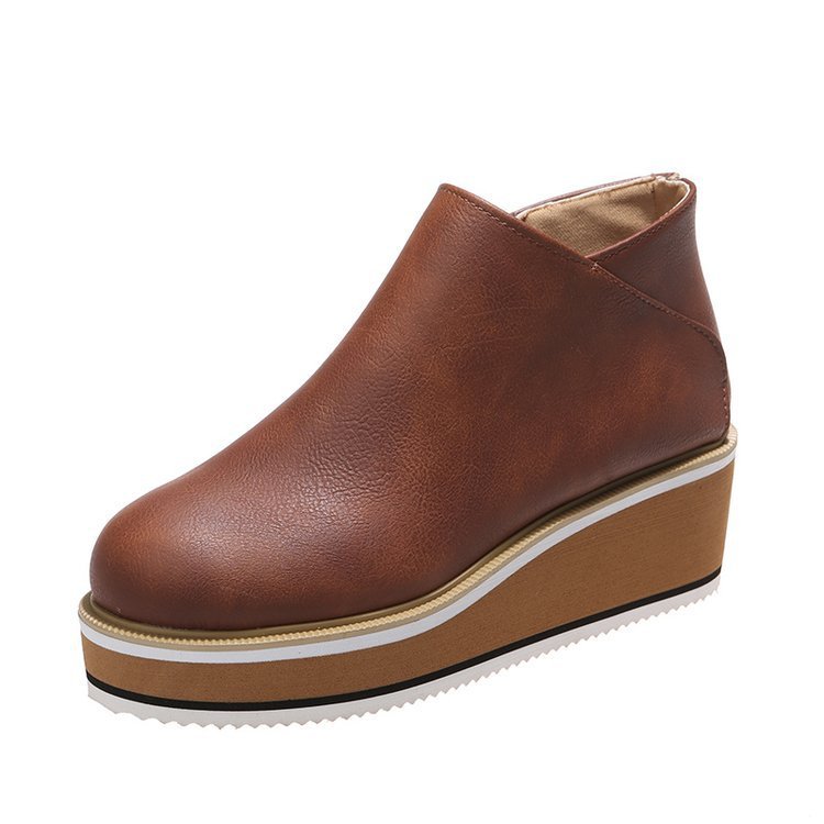 Zapatos casuales de mujer con parte inferior gruesa 43 de talla grande