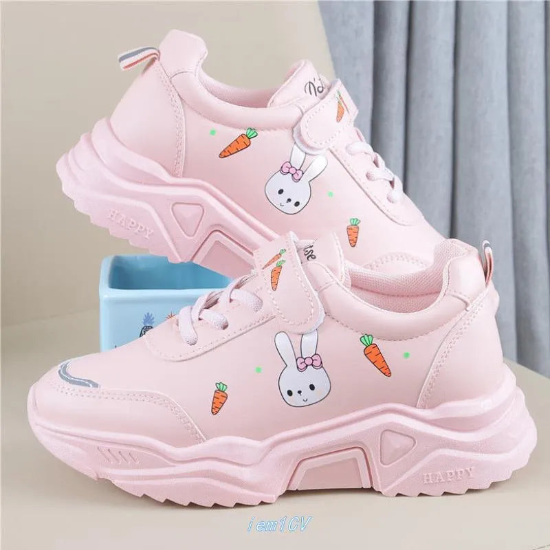 Zapatos para correr informales de Pu para estudiantes de escuela primaria de primavera y otoño