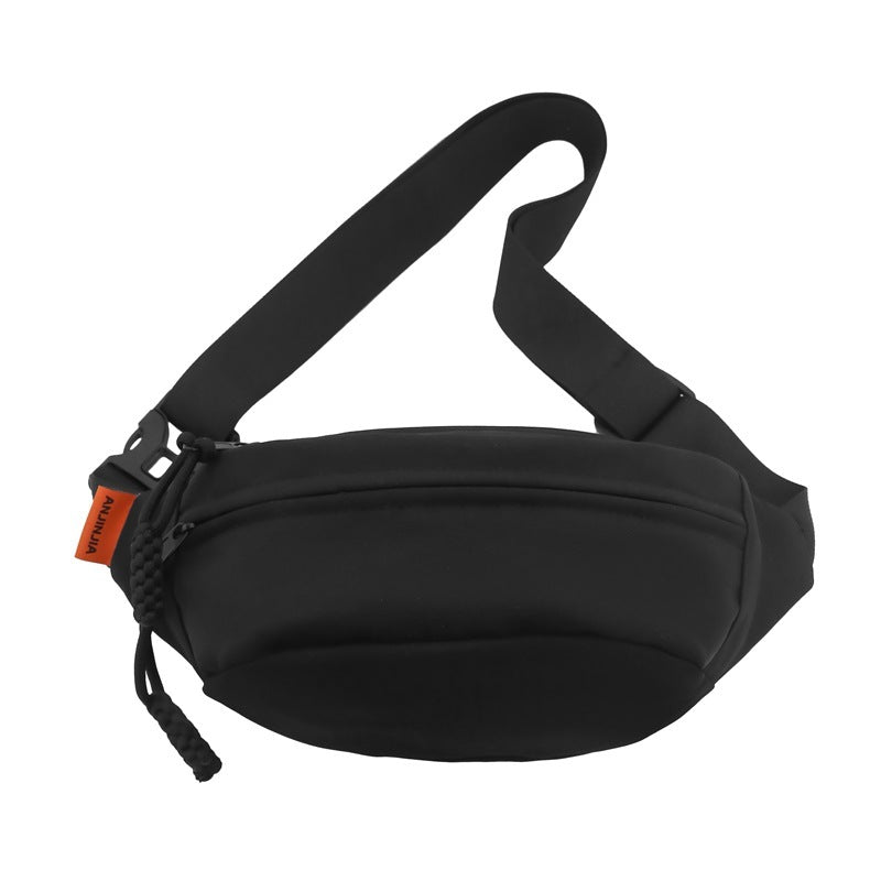 Bolsos deportivos para el pecho para hombre y mujer, bolso cruzado sencillo e informal que combina con todo