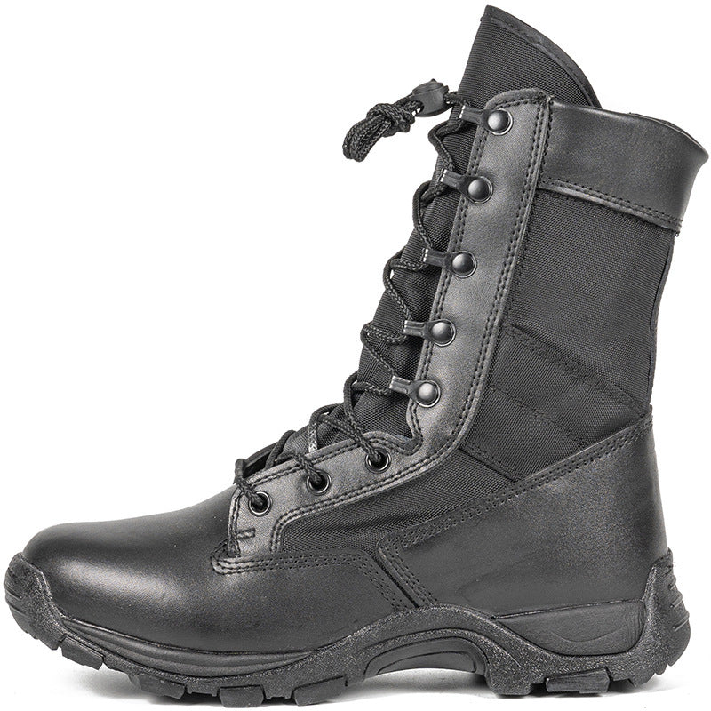 Botas de combate altas Botas safari verdes Combate ligero