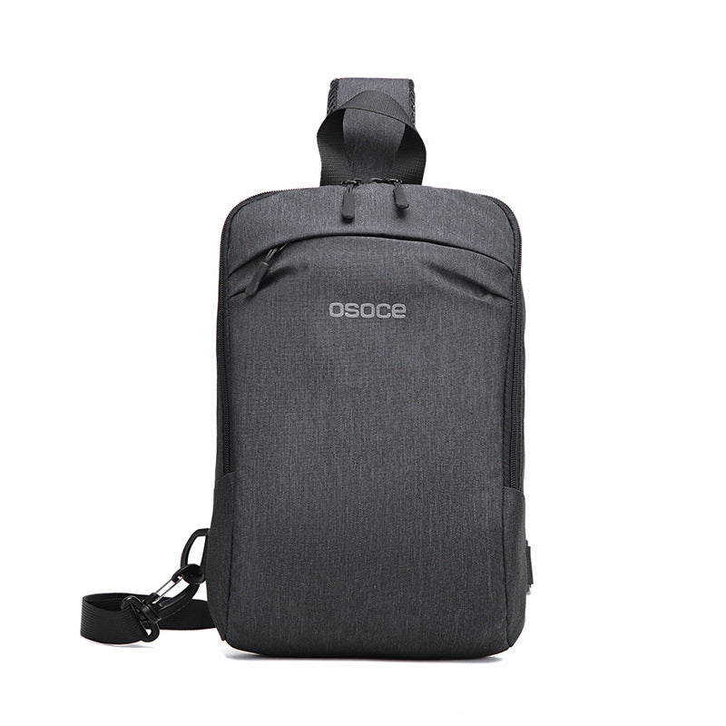 Bolso bandolera informal de tela Oxford para hombre, estilo moderno, para exteriores