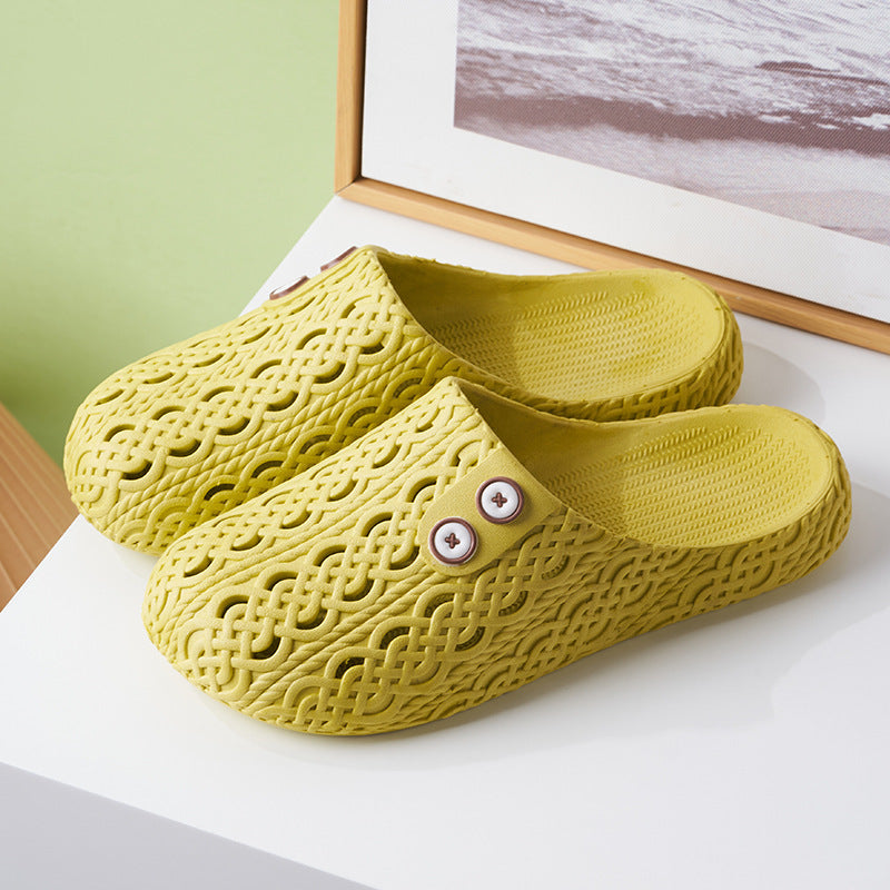 Women's Non-slip Home Closed-toe Slippers