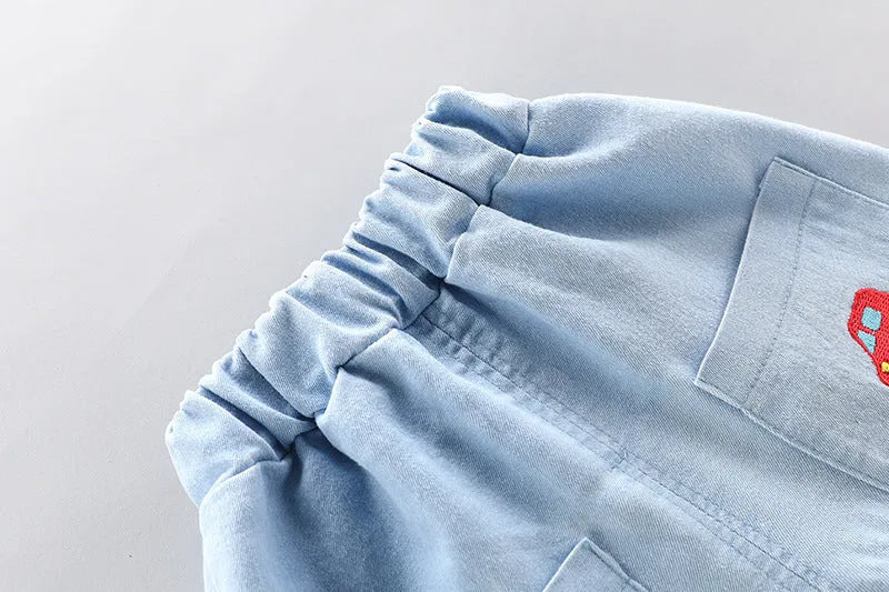 Polo de solapa de estilo coreano de manga corta de verano para niño