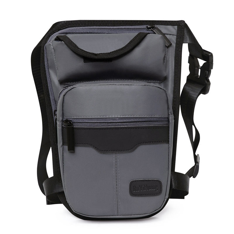 Hombres Impermeable Nylon LegsBag Muslo Cadera Bolsas Fanny Pack Moda