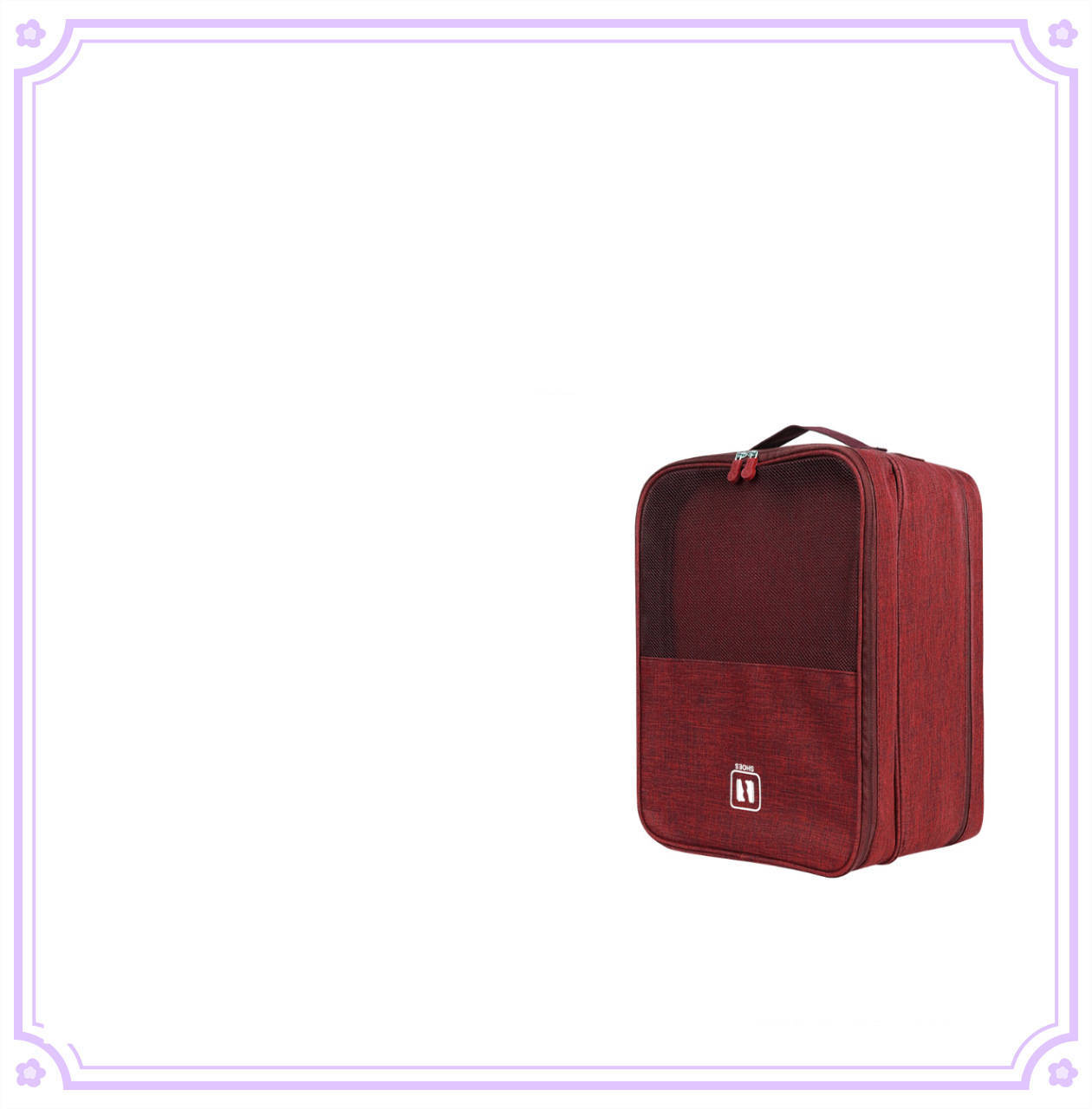 Bolsa de viaje para zapatos, caja de almacenamiento portátil, a prueba de polvo, portátil