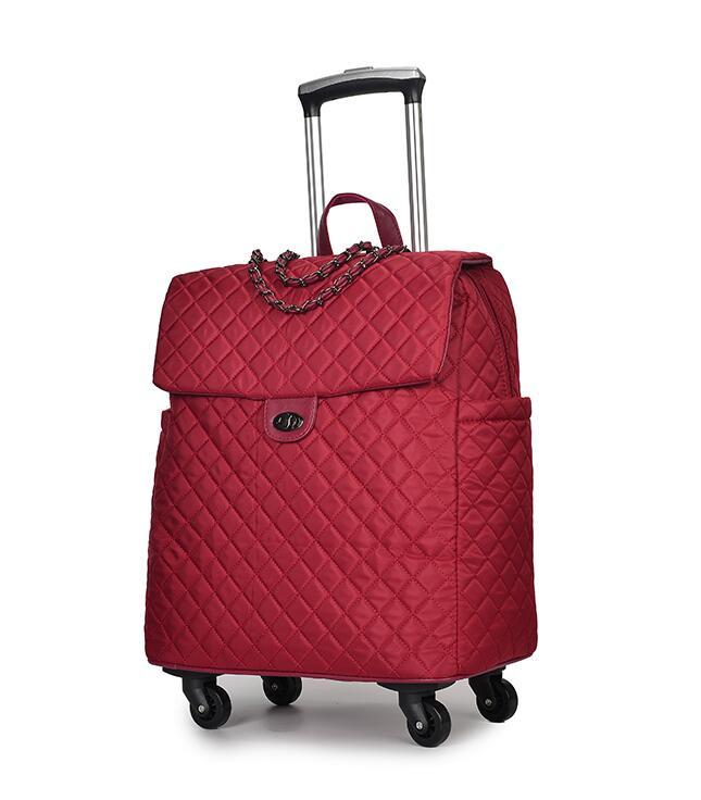 Bolsa de viaje impermeable de gran capacidad, equipaje universal con ruedas.