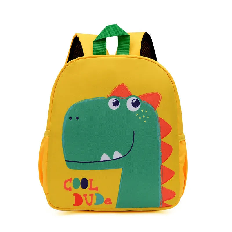 Jardín de infantes para hombres y mujeres Reducción de carga Descompresión Anti-perdida Moda Todo fósforo Mochila escolar Mochila para estudiantes de dibujos animados al por mayor