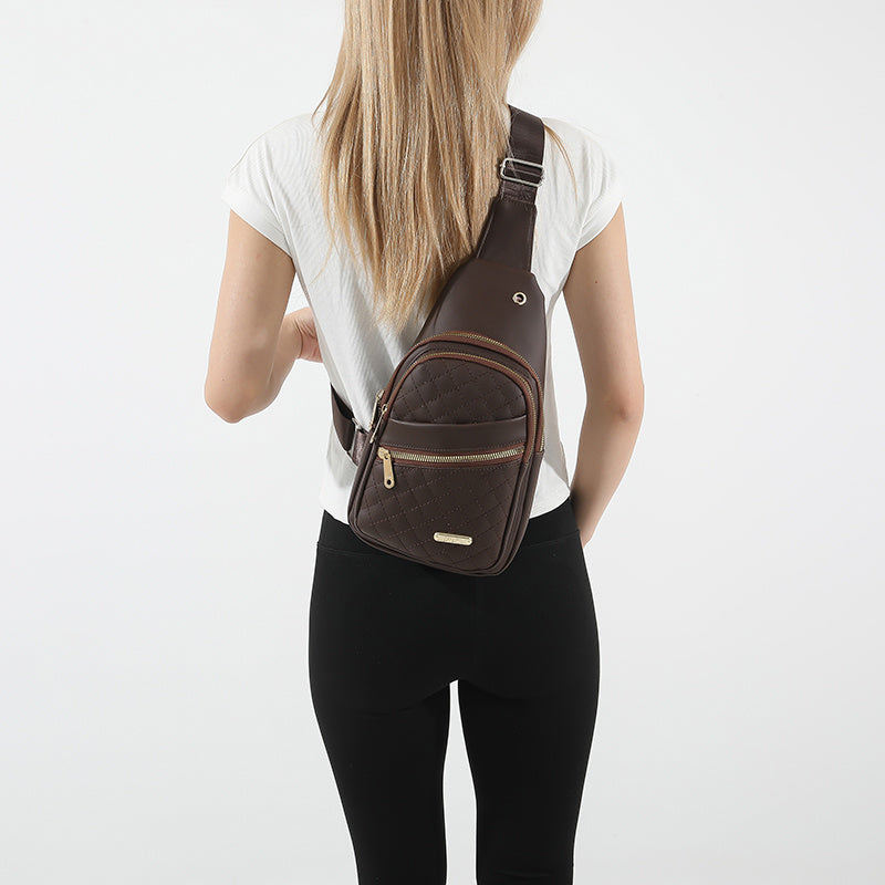 Storage Bag & Travel Bag Small Sling Bag Crossbody Chest Shoulder Water Resistant Sling Purse One Strap Travel Bag For Men Women Boys With Earphone Hole