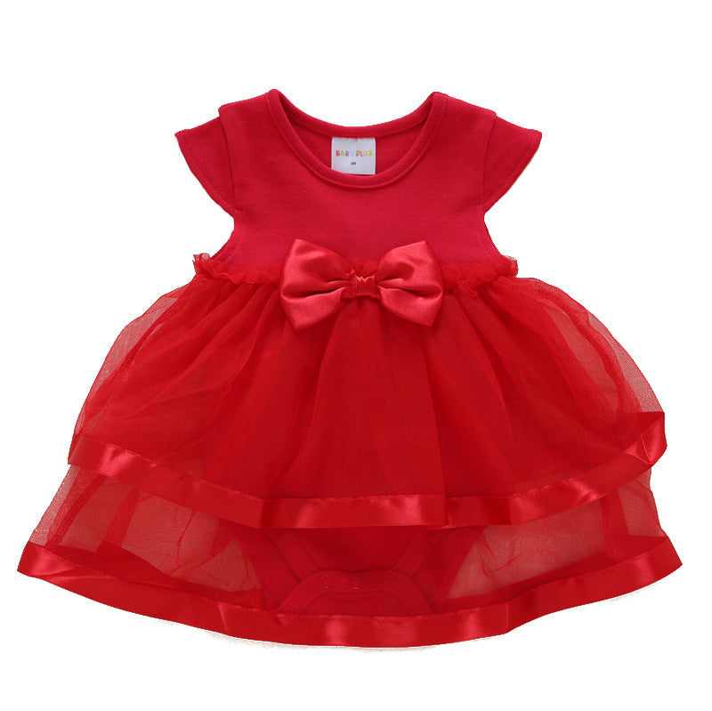 Nuevo vestido de princesa de cumpleaños para niña