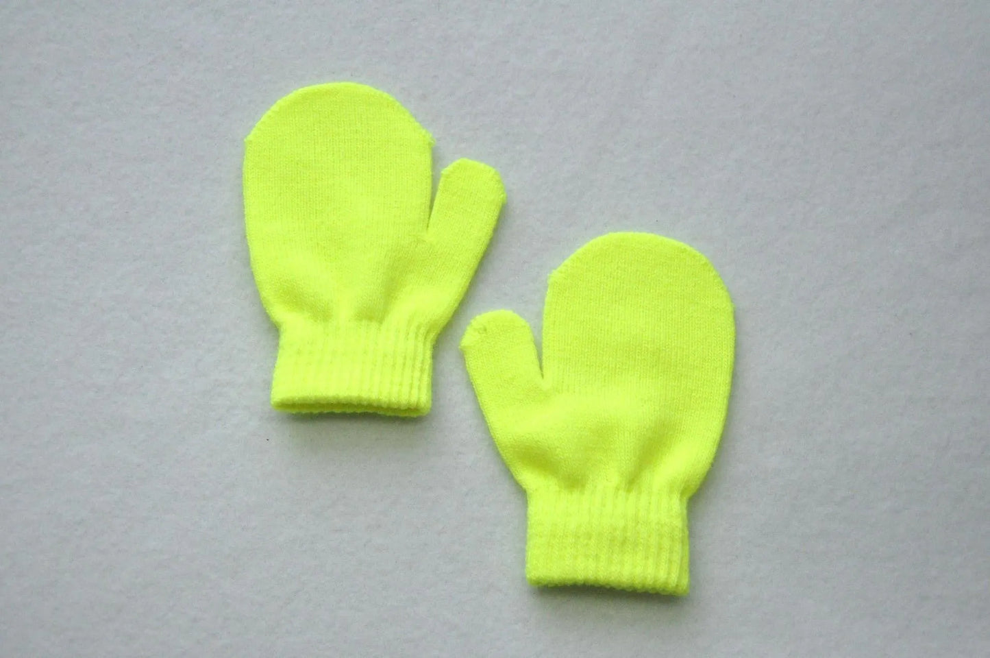Guantes cálidos de invierno para niños, bolsa tejida, guantes para bebé