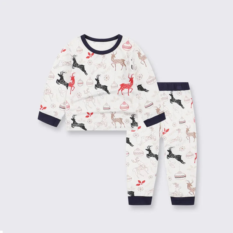 Pijamas de bebé de fibra de bambú para niños.