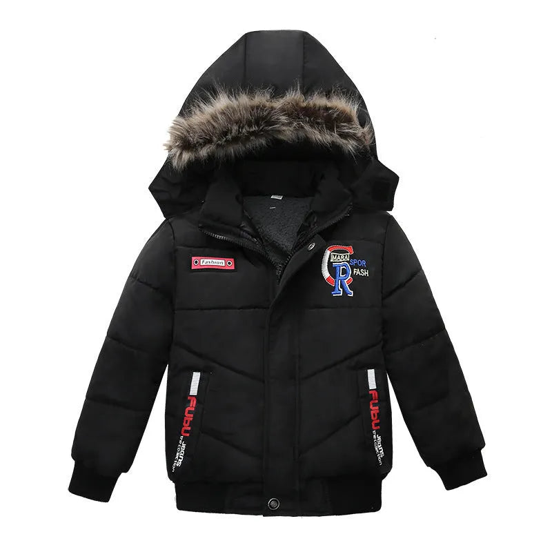 Chaquetas acolchadas de algodón para niños pequeños y medianos
