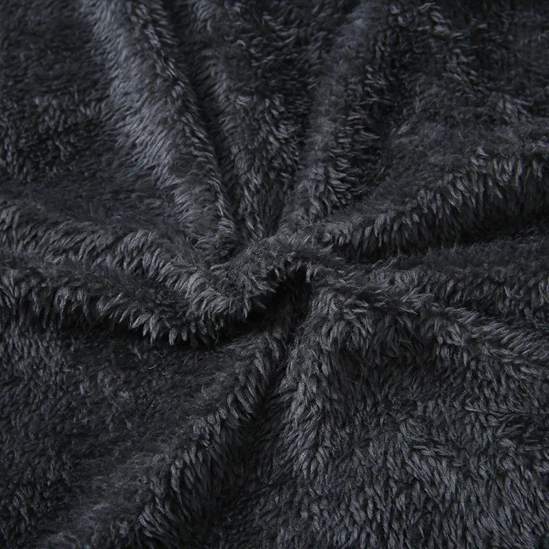 Chaqueta de algodón cálida acolchada con cuello de piel grande para niños