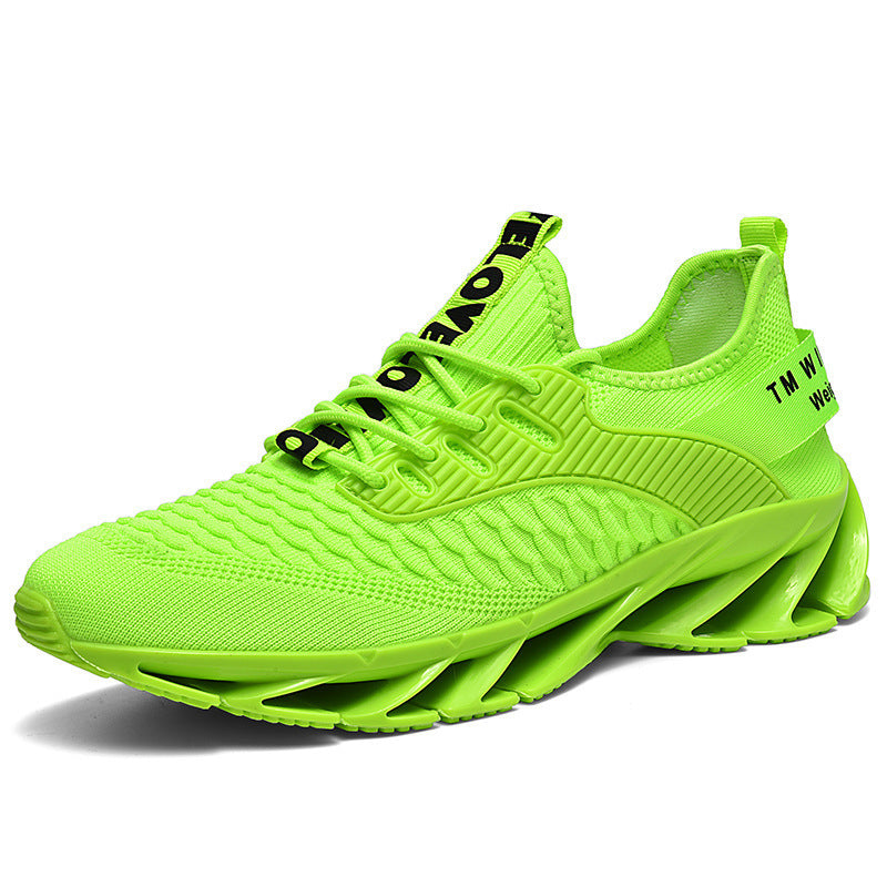 Zapatillas de deporte de moda con escala tejida voladora de Fashion Blade