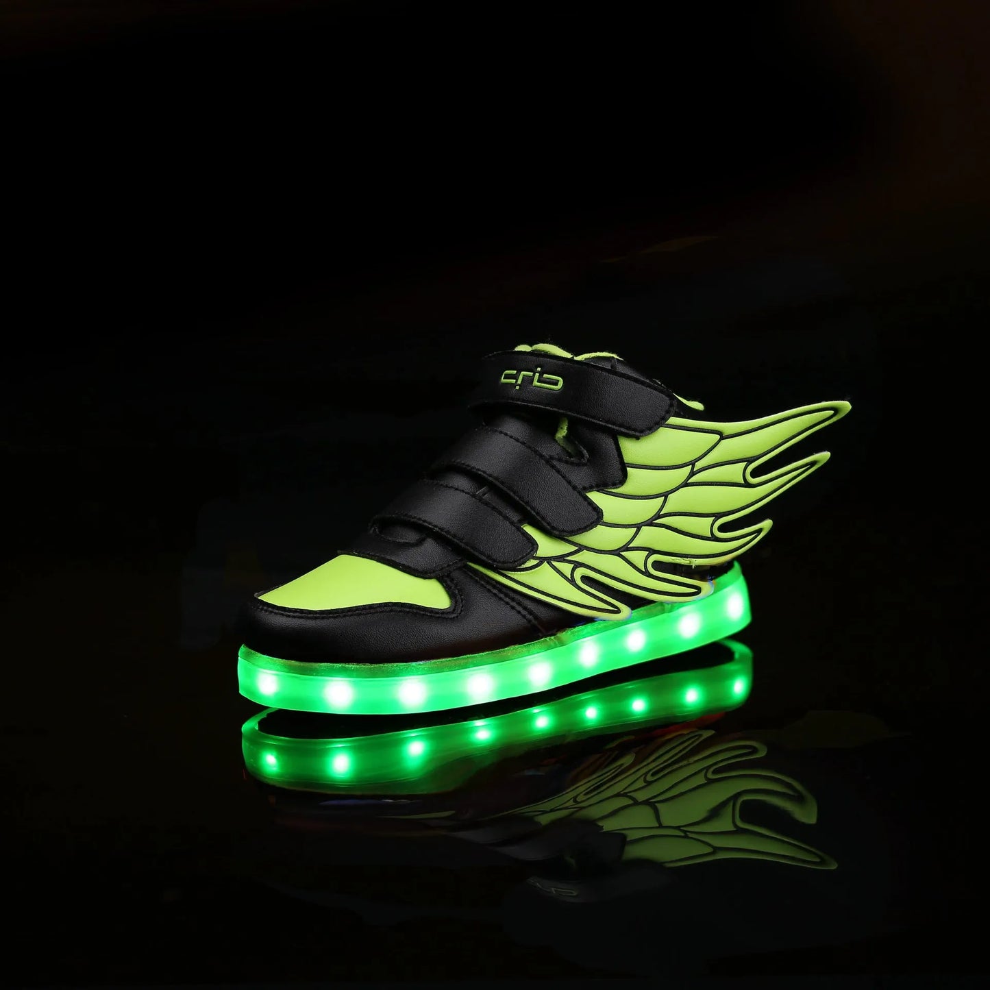 Zapatos para niños Zapatos de luz LED alas para niños zapatos ligeros carga usb zapatos luminosos coloridos zapatos ligeros casuales