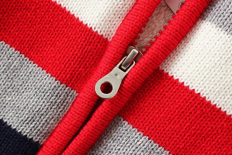 Suéter de lana Chaqueta de algodón Cárdigan para niños Prendas de punto Niños Algodón puro
