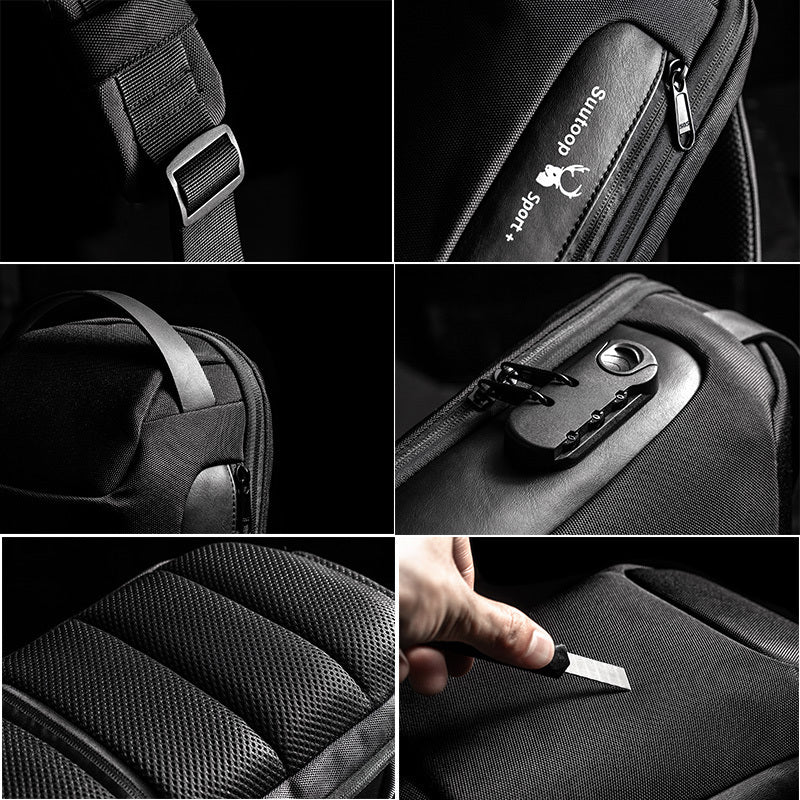 Bolso de pecho para hombre, bolso de mensajero, bolsos de hombro antirrobo, bolso de pecho para hombre