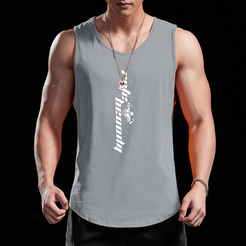 Men's Vest Youth Sports Breathable Sleeveless