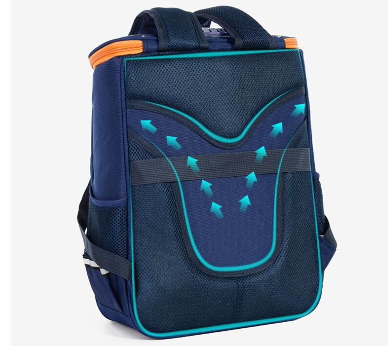 Mochila ligera para niños de primaria con protección para la columna vertebral