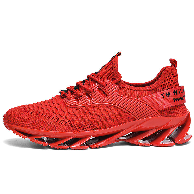 Zapatillas de deporte de moda con escala tejida voladora de Fashion Blade